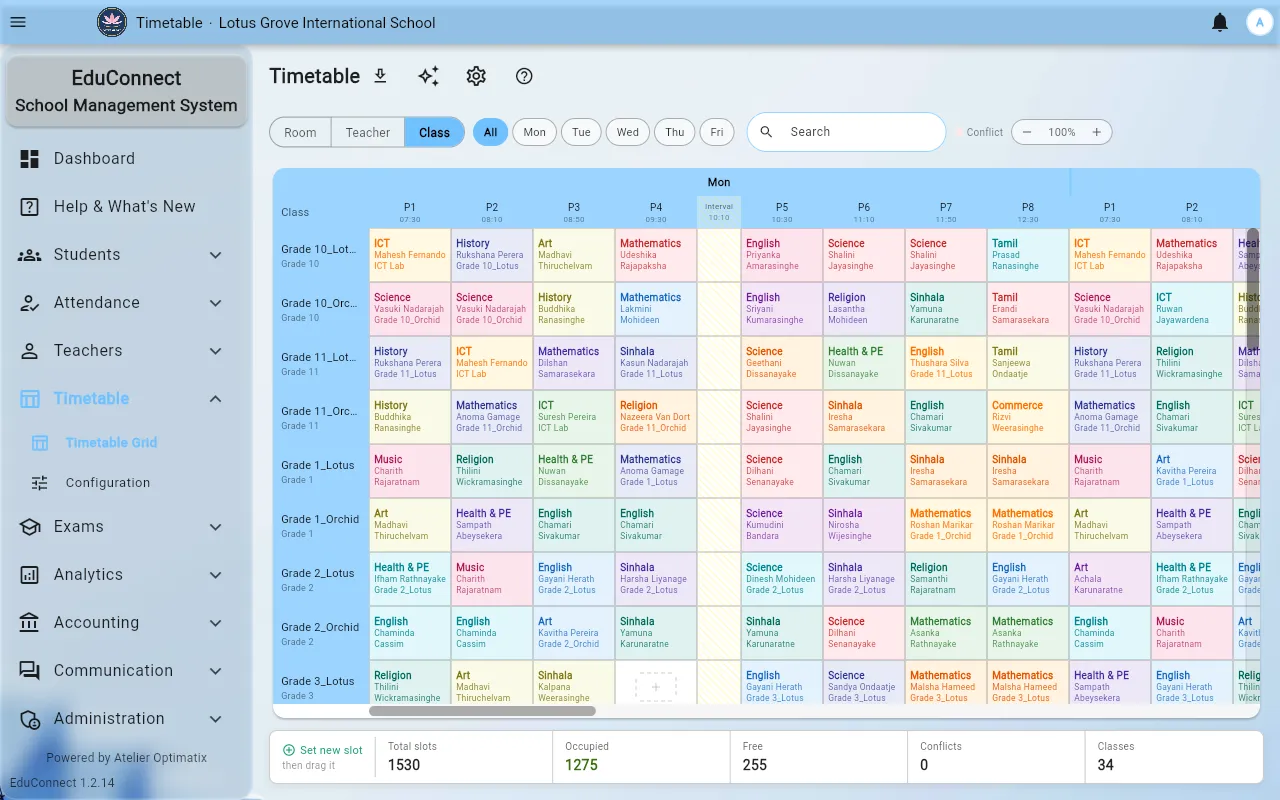 tutorial generate timetable